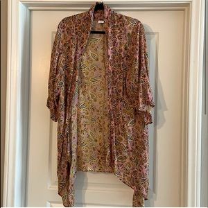 🦋Patrons of Peace Patterned Open Tunic Sz S🦋~Gently Used~